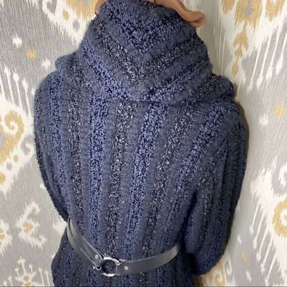 Ralph Lauren 2012 Collection Black Cashmere Blend Chenille Shawl Collar Cardigan - Picture 7 of 16